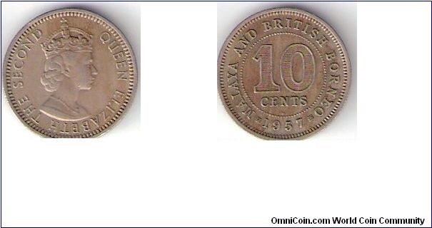 Malaya And British Borneo

1957

10 Cents