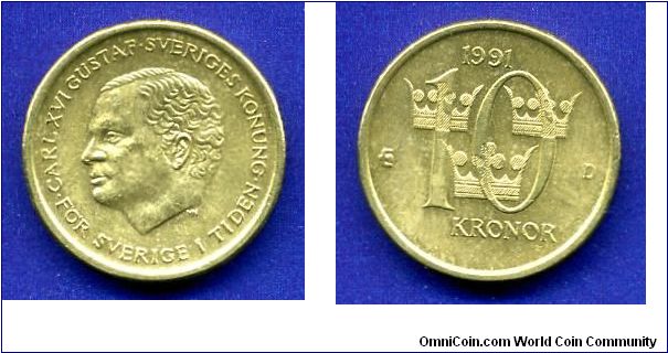 10 Kronor.
Carl XVI Gustaf.


Br.