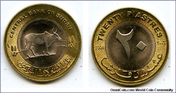 20 Piastres
Cow
Value