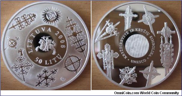 50 Litu - European cultural heritage - 28.28 g Ag 925 - mintage 10,000