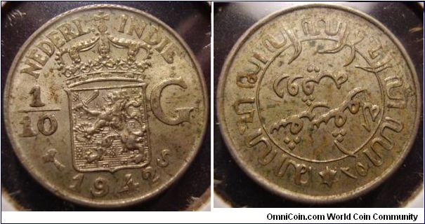 Netherlands East Indies 1/10G