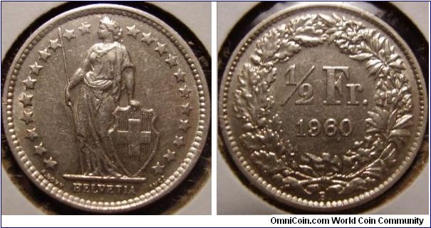 1960b 1/2franc