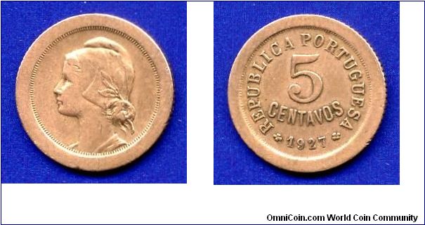 5 centavos.
Republica Portuguesa.


Cu.