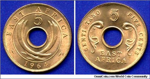5 cents.
(senti tano).
East Africa.


Br.