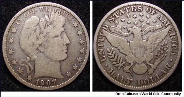 1907 Barber Half