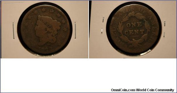 1822 Large Cent, Good.
$25