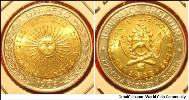 1 Peso, Bimetal