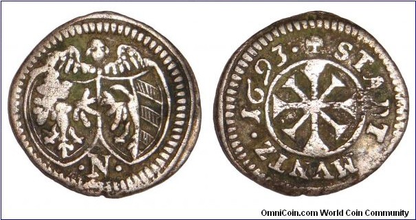 NURNBERG (MUNICIPAL)~AR Kreuzer 1693.