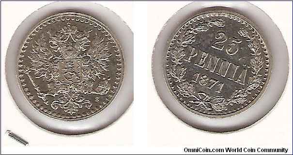 25p finland 1871