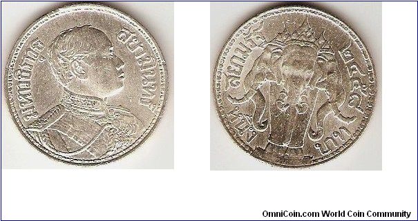 1 baht
Rama VI Phra Maha Vajirajudh
0.900 silver