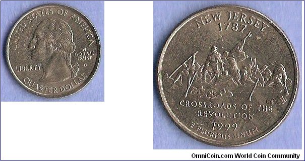 Denominacion: 1/4 Dollar.