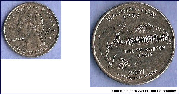 Denominacion: 1/4 Dollar.