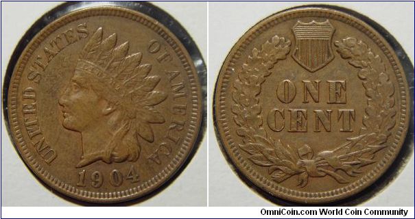 1904 Indian Head Cent