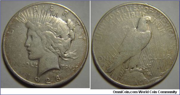 1928S Peace Dollar