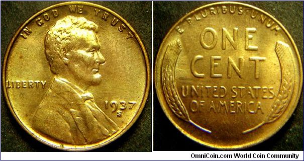 1937S Lincoln Cent