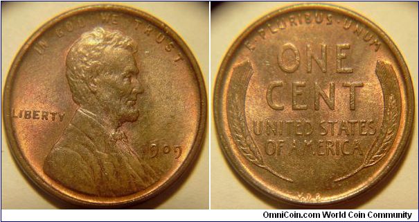 1909 VDB Lincoln Cent