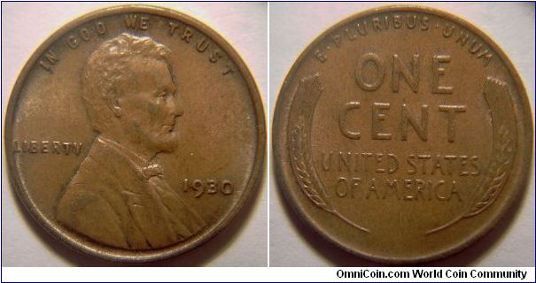 1930 Lincoln Cent