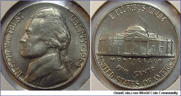 1964 Jefferson Nickel