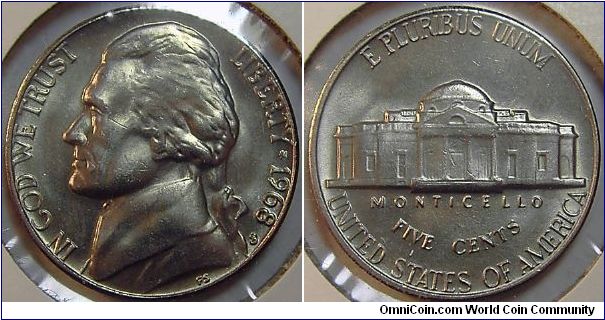 1968S Jefferson Nickel