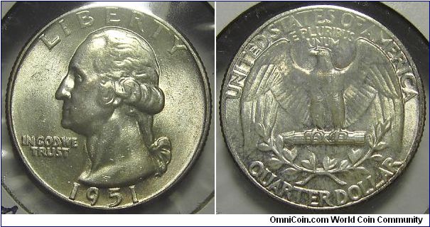 1951 Washington Quarter