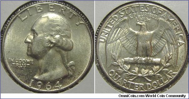 1964 Washington Quarter