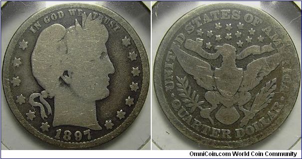 1897 Barber Quarter