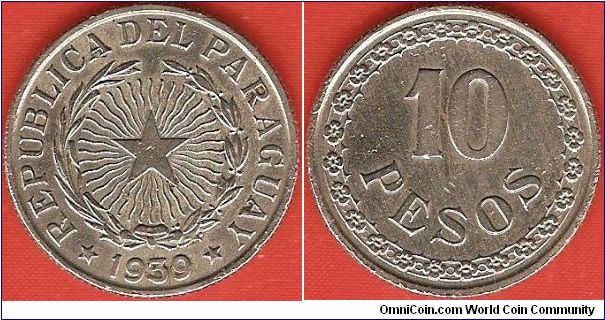 10 pesos
copper-nickel