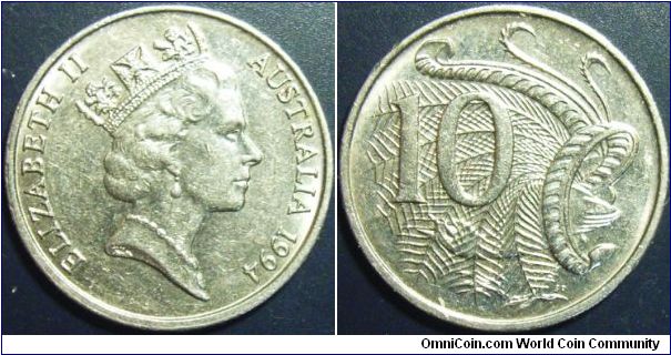 Australia 1994 10 cents. Special thanks to Nancyc!