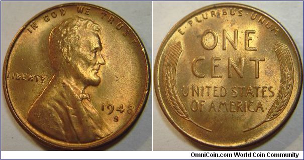 1948S Lincoln Cent