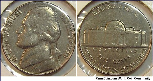 1958 Jefferson Nickel