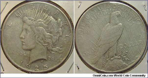 1925 Peace Dollar