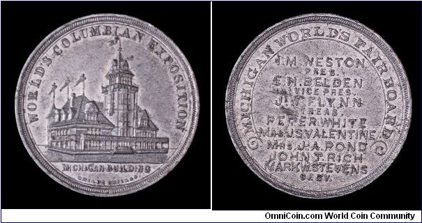 World's Columbian Exposition, Michigan Building so-called dollar.