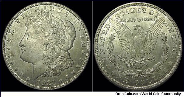 1921 Morgan Dollar