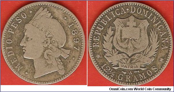1/2 peso
0.340 silver
