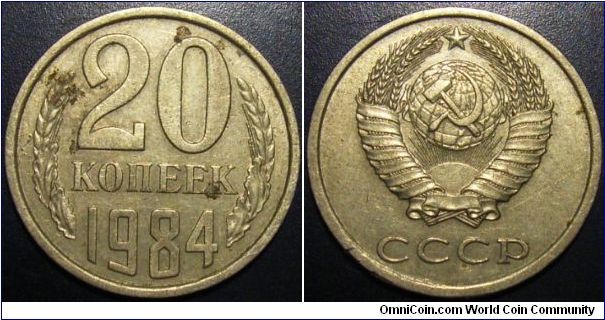 Russia 1984 20 kopek.