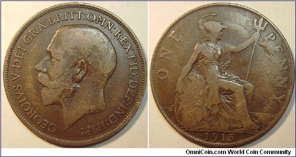 1915 George V, One Penny