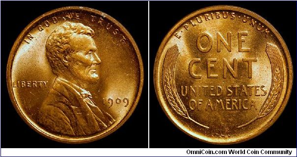 1909 VDB Lincoln Head Cent