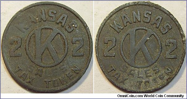 Sales Tax Token, Kansas