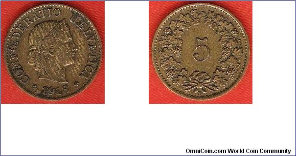 5 rappen
brass