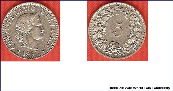 5 rappen
nickel