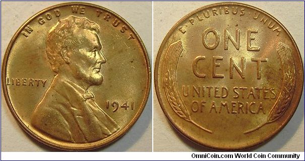 1941 Lincoln Cent
