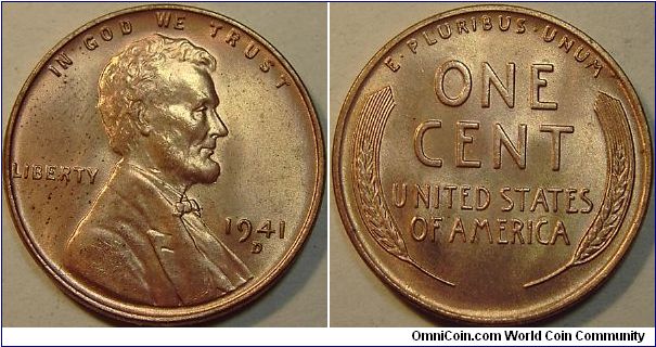 1941D Lincoln Cent
