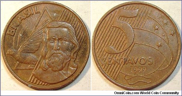 1999 Brasil, 5 Centavos