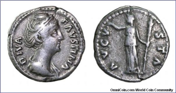 Faustina I AR Denarius