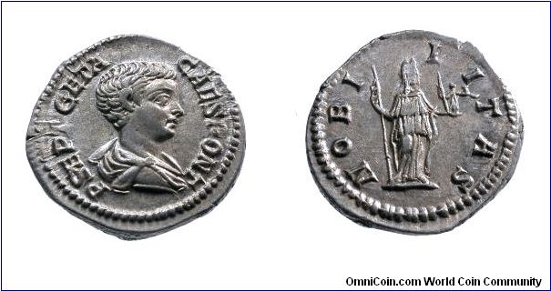 Geta AR Denarius