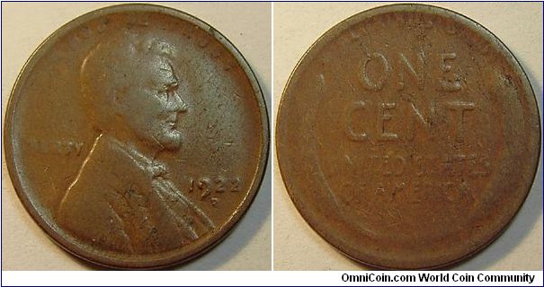 1922D Lincoln Cent