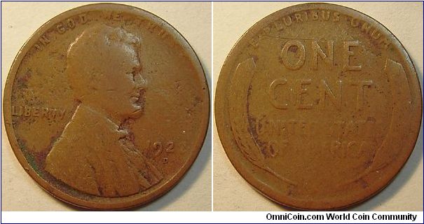 1922D Lincoln Cent