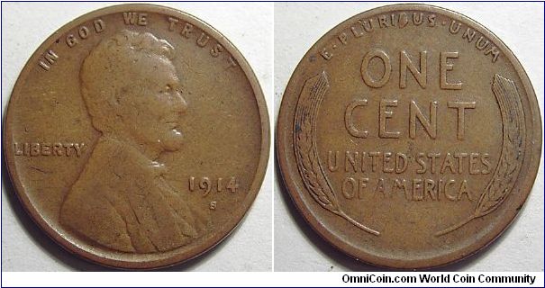 1914S Lincoln Cent