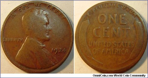 1924D Lincoln Cent