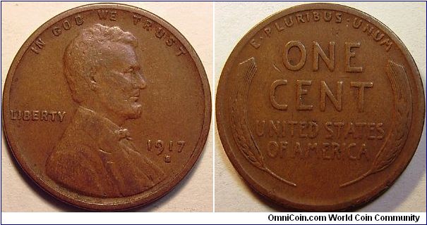 1917S Lincoln Cent